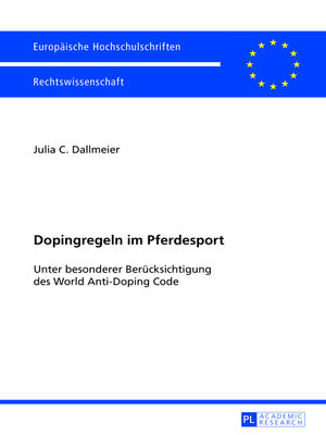 cover image of Dopingregeln im Pferdesport